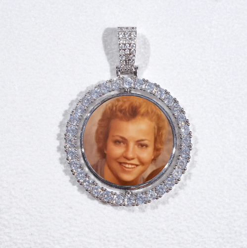 3D Spinning 2-Faced Custom Picture Pendant