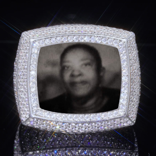 3D CUSTOM PICTURE ICED RING