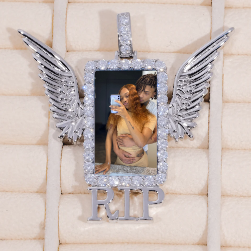 RIP WING 3D CUSTOM PICTURE PENDANT
