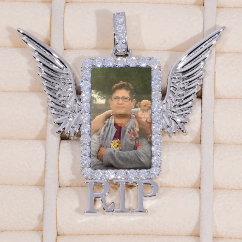 RIP WING 3D CUSTOM PICTURE PENDANT