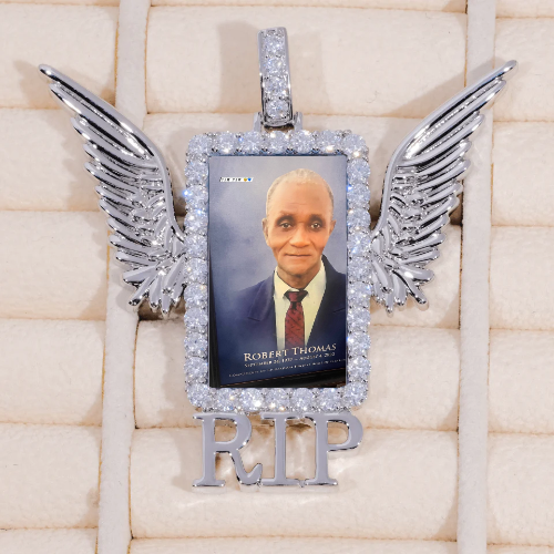 RIP WING 3D CUSTOM PICTURE PENDANT