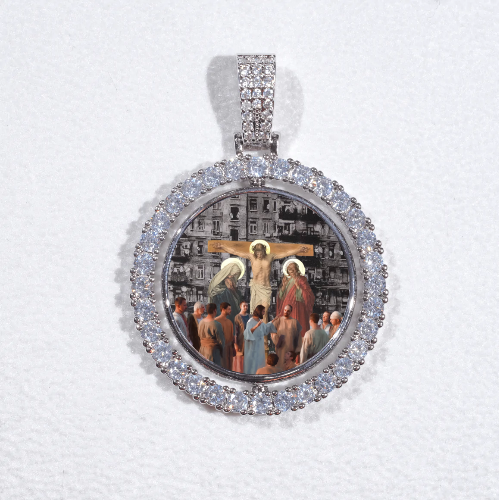3D Spinning 2-Faced Custom Picture Pendant