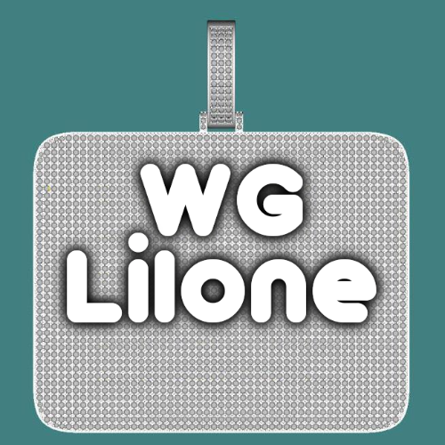 CUSTOM LETTER NECKLACE 3D BIG SQUARE