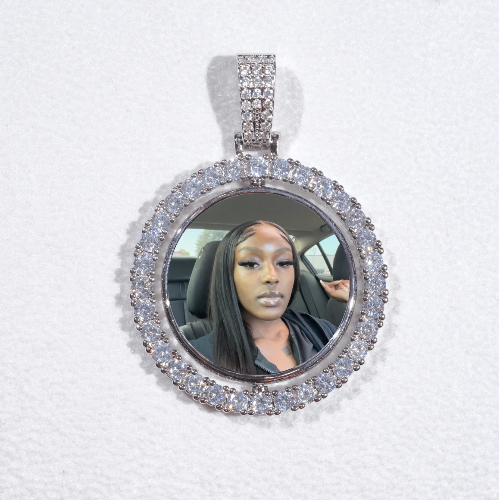 3D Spinning 2-Faced Custom Picture Pendant