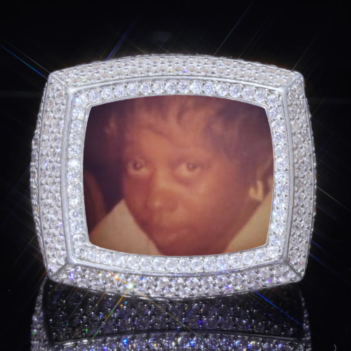 3D CUSTOM PICTURE ICED RING