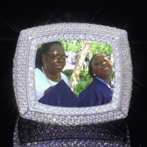 3D CUSTOM PICTURE ICED RING