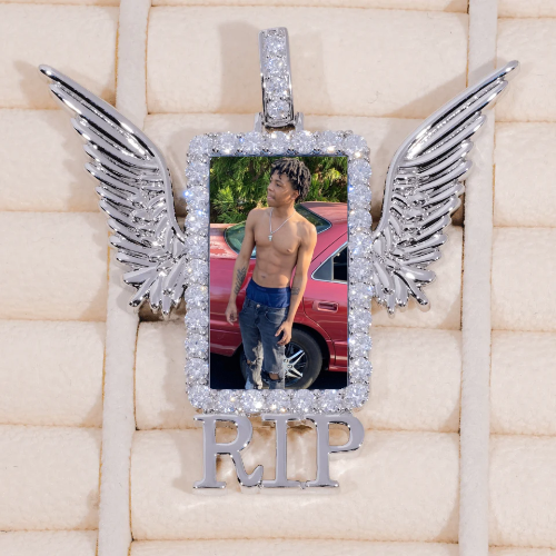RIP WING 3D CUSTOM PICTURE PENDANT