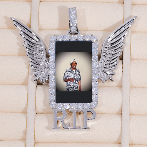 RIP WING 3D CUSTOM PICTURE PENDANT