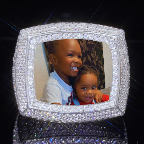 3D CUSTOM PICTURE ICED RING