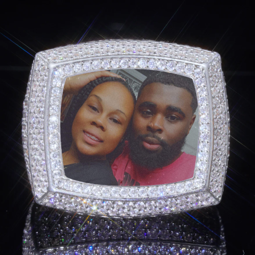3D CUSTOM PICTURE ICED RING