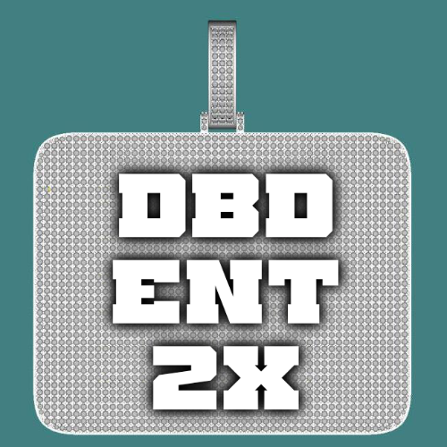 CUSTOM LETTER NECKLACE 3D BIG SQUARE