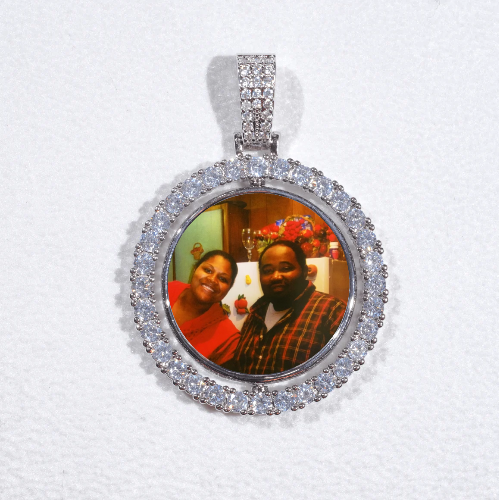 3D Spinning 2-Faced Custom Picture Pendant