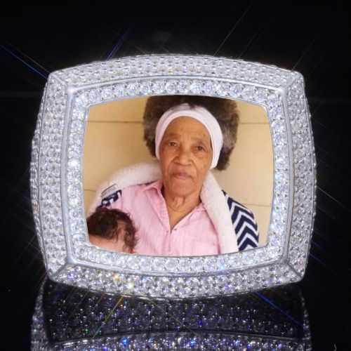 3D CUSTOM PICTURE ICED RING