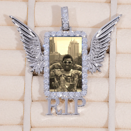 RIP WING 3D CUSTOM PICTURE PENDANT
