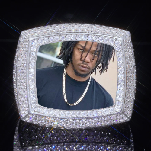 3D CUSTOM PICTURE ICED RING