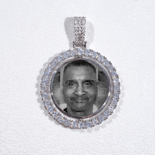 3D Spinning 2-Faced Custom Picture Pendant
