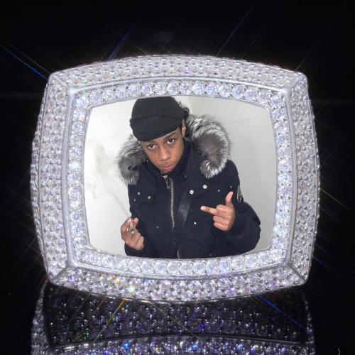 3D CUSTOM PICTURE ICED RING