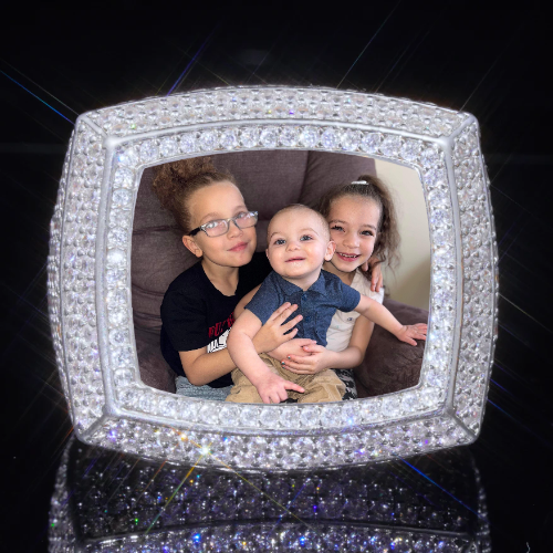3D CUSTOM PICTURE ICED RING