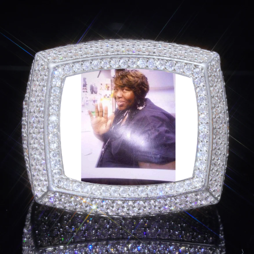 3D CUSTOM PICTURE ICED RING