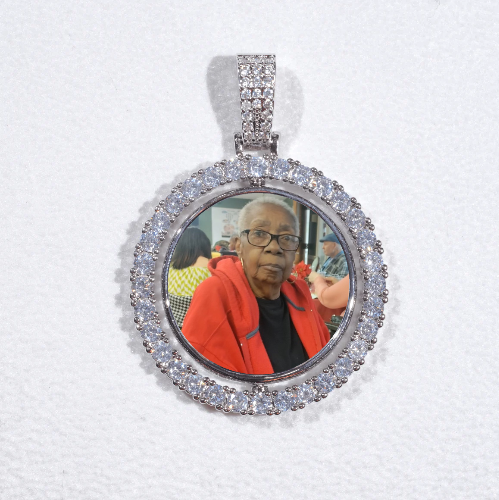 3D Spinning 2-Faced Custom Picture Pendant