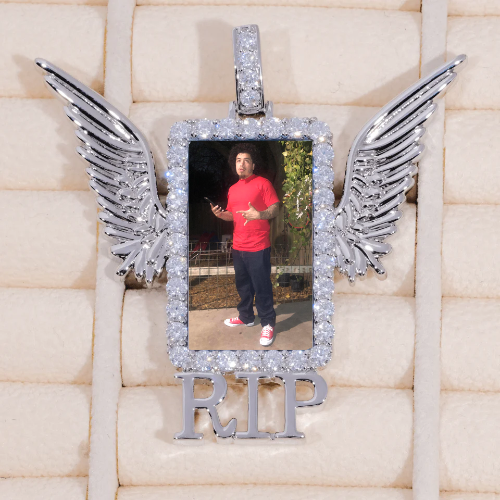 RIP WING 3D CUSTOM PICTURE PENDANT