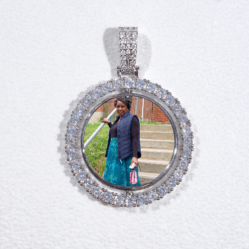 3D Spinning 2-Faced Custom Picture Pendant