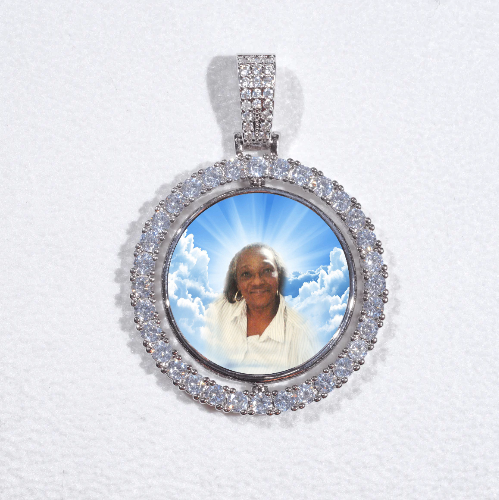 3D Spinning 2-Faced Custom Picture Pendant