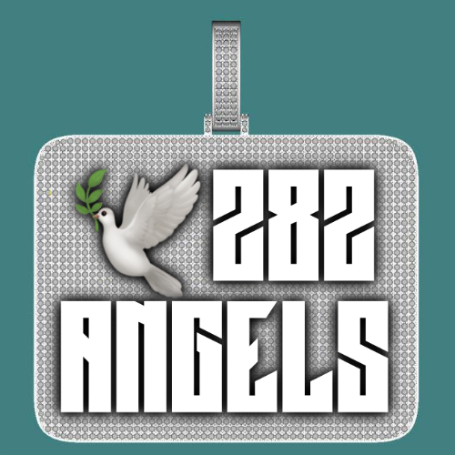 CUSTOM LETTER NECKLACE 3D BIG SQUARE