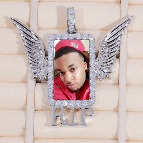 RIP WING 3D CUSTOM PICTURE PENDANT