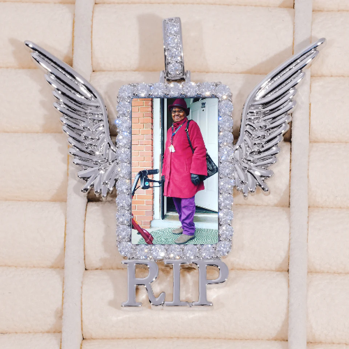 RIP WING 3D CUSTOM PICTURE PENDANT