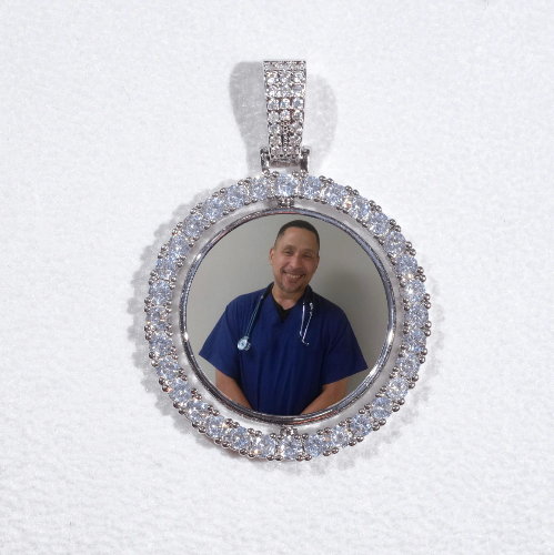 3D Spinning 2-Faced Custom Picture Pendant