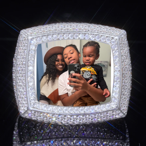 3D CUSTOM PICTURE ICED RING