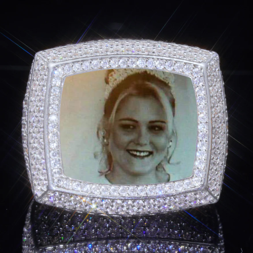 3D CUSTOM PICTURE ICED RING