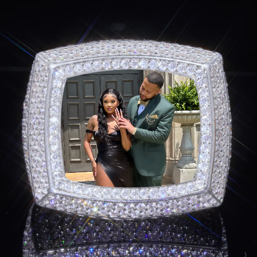 3D CUSTOM PICTURE ICED RING