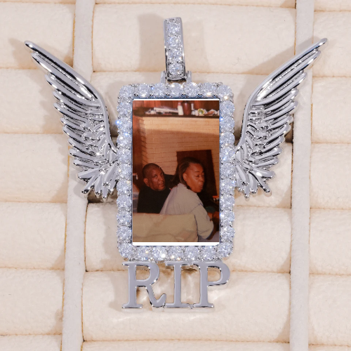 RIP WING 3D CUSTOM PICTURE PENDANT
