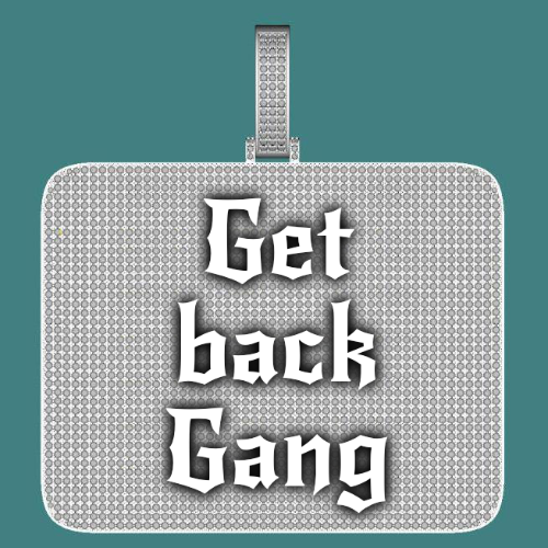CUSTOM LETTER NECKLACE 3D BIG SQUARE