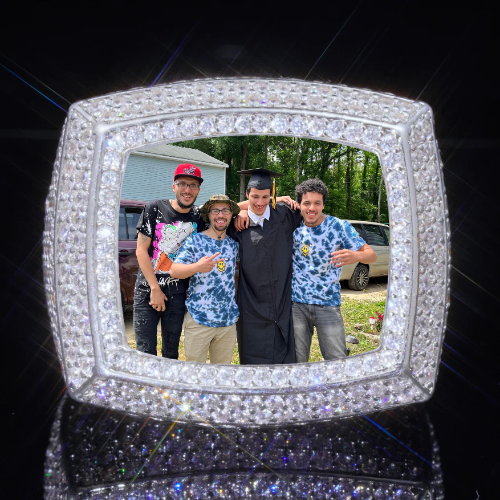 3D CUSTOM PICTURE ICED RING