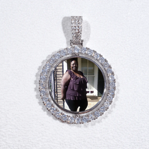 3D Spinning 2-Faced Custom Picture Pendant
