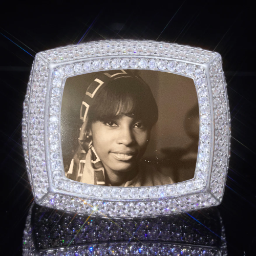 3D CUSTOM PICTURE ICED RING