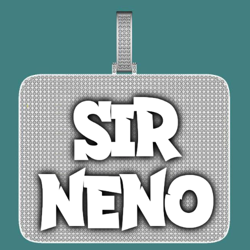 CUSTOM LETTER NECKLACE 3D BIG SQUARE