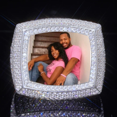 3D CUSTOM PICTURE ICED RING