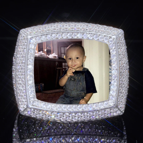 3D CUSTOM PICTURE ICED RING