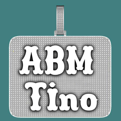 CUSTOM LETTER NECKLACE 3D BIG SQUARE