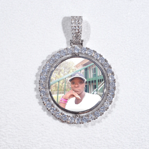 3D Spinning 2-Faced Custom Picture Pendant