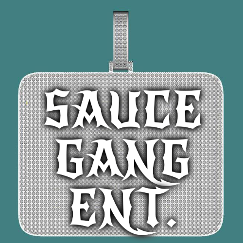 CUSTOM LETTER NECKLACE 3D BIG SQUARE