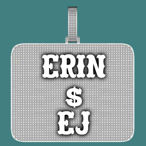 CUSTOM LETTER NECKLACE 3D BIG SQUARE