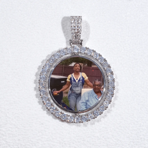 3D Spinning 2-Faced Custom Picture Pendant