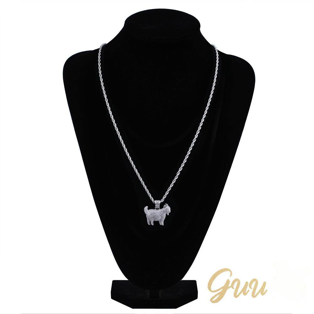 Iced 29mm Goat Iced Necklace