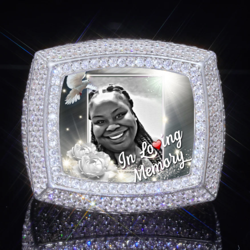 3D CUSTOM PICTURE ICED RING
