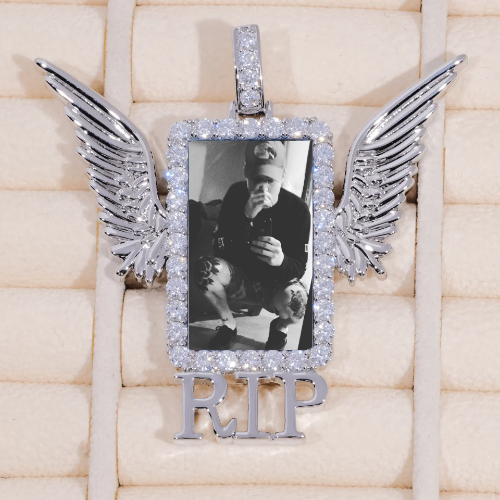 RIP WING 3D CUSTOM PICTURE PENDANT